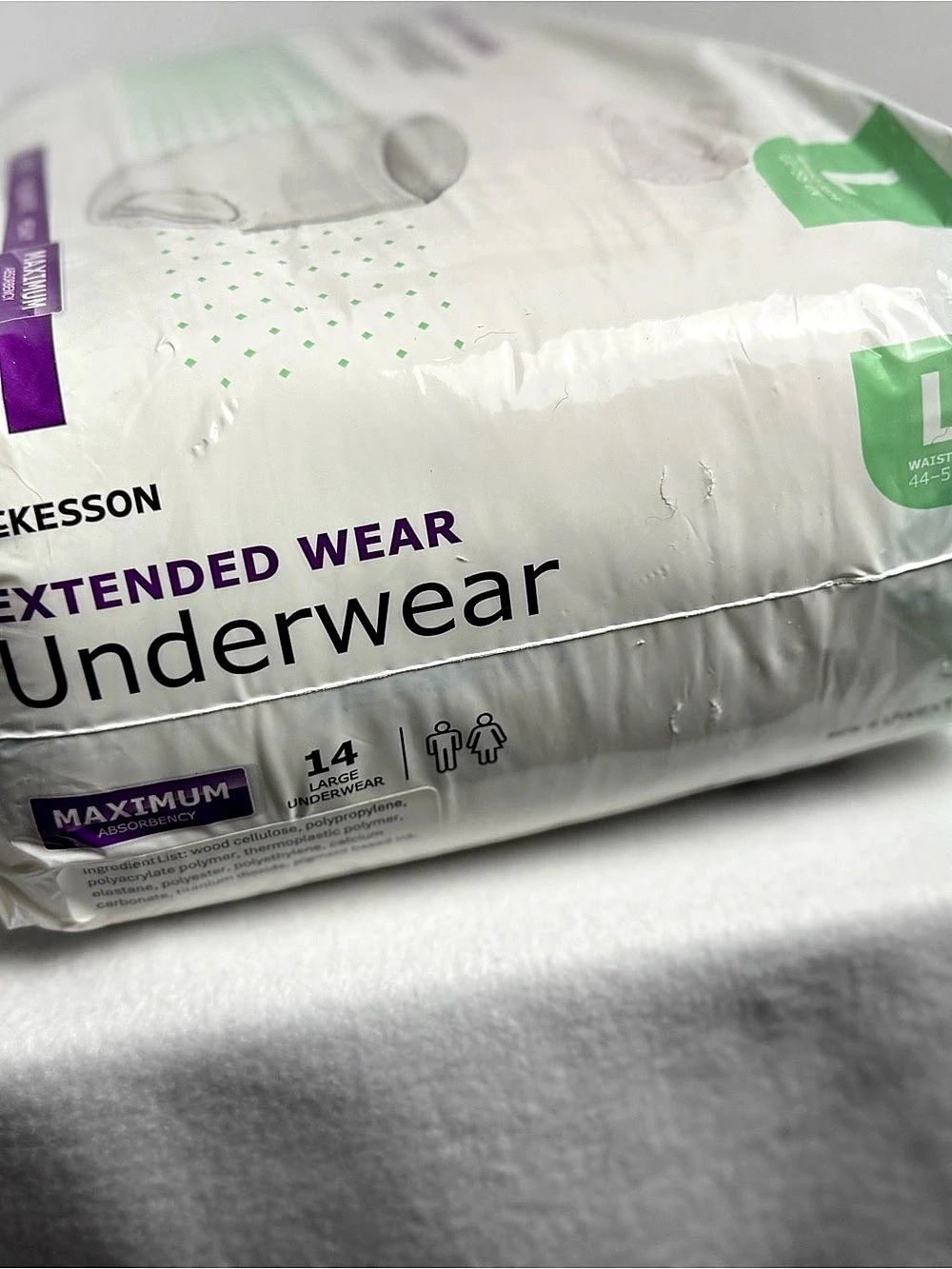 McKesson Extended Wear Underwear Large Maximum Absorbency